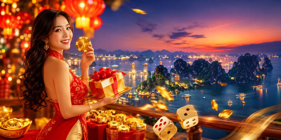 Người chơi tài xỉu tại vịnh Hạ Long trong không khí lễ hội Tết sôi động