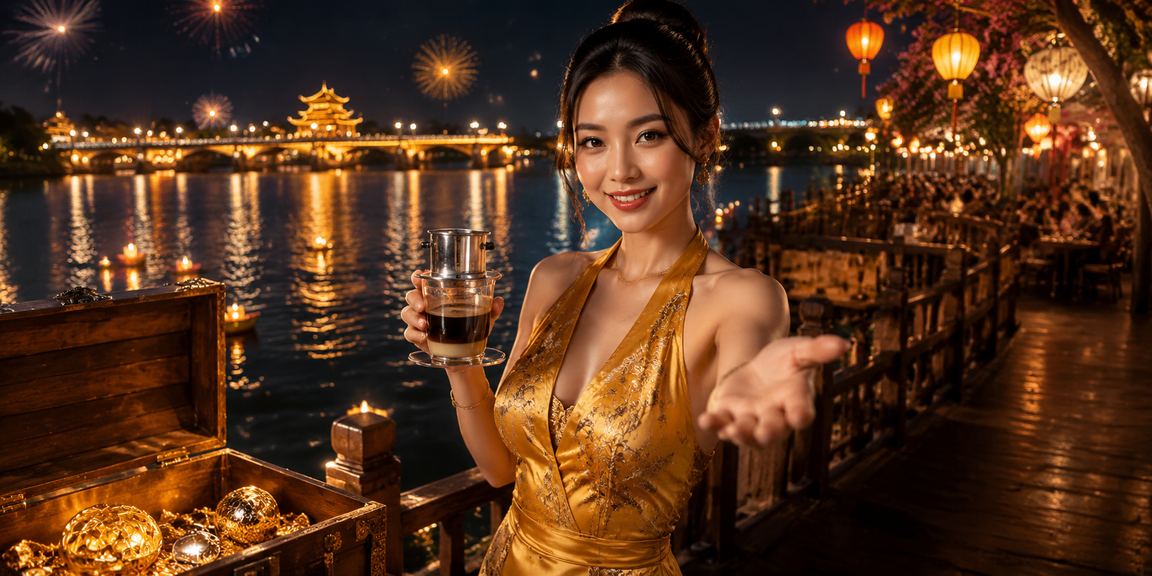 Người dùng tại Huế thưởng thức cà phê và kiểm tra tài khoản cá cược trực tuyến